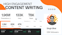 write high engagement content that drives engagement