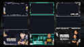create tiktok overlays for live stream, shorts screens