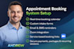 setup calendly setmore acuity scheduling square appointment booking schedule