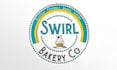 design bakery, sweet, cake, cupcake and professional logo