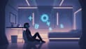 lofi loop animation video anime animation animated gif music lofi music video