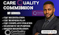 handle full cqc registration, compliance documents and business plan