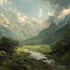 do fantasy background and landscape
