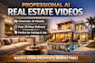 do professional real estate video editing in 24 hours