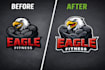 convert your logo or image into clean print ready vector artwork