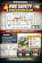 create fire safety plan evacuation plan and emergency exit layout