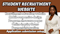 design student recruitment website education website school site enrollment site