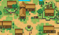 create top down pixel art tileset, 2d background, tile map, rpg indie game asset