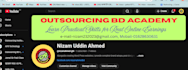 you tube channel setup with logo banner full creation