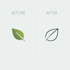 redesign your logo into a clean and minimal style