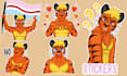 draw custom furry telegram and discord stickers