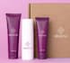 create skin care label, cosmetic logo and packaging