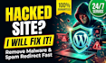 fix hacked wordpress site and remove malware, malicious code from website