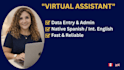 provide bilingual virtual assistance and from home