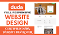 do duda website design duda website redesign fix bugs duda website builder