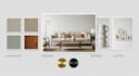 create a professional interior design mood board for your space