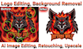 upscale, retouch and professionally edit photos in photoshop