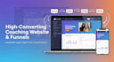 design high converting attractwell kajabi coaching website funnels