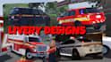 design custom livery for fivem ems, sport car, gta mid poly car, moc logo design