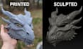 design 3d print paints and ship 3d custom mask and element 3d printable mask