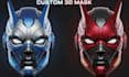 do 3d mask 3d helmet cosplay helmet mask model custom 3d mask helmet