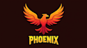 make eye catching phoenix bird logo in my style