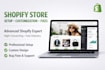 create shopify store, shopify website design, shopify dropshipping website