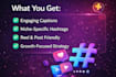 write engaging instagram captions hashtags and content ideas