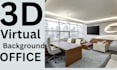 create the virtual background office design professional business office