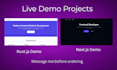frontend website development nextjs nuxtjs