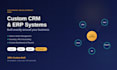 develop custom CRM erp business management software