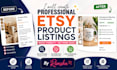 create professional etsy product listings