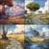 illustrate environments, landscapes, board game, concept art