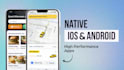 develop native ios and android apps using swift and kotlin