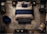 create a minimalistic modern bedroom layout online