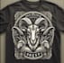 design vintage t shirt sheep logo