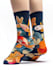 design custom and pattern socks design