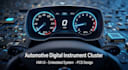 develop automotive hmi digital gauge cluster UI, speedometer odometer pcb design