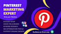 seo friendly  pinterest profile optimization and pin, board
