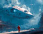design futuristic cyberpunk and space themed illustrations