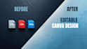 convert PDF jpg png into fully editable canva design
