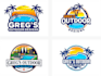 create unique pool logo design with copyright