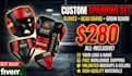 produce custom boxing gloves sparring sets