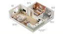 design your modern small studio apartment