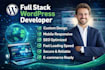 build, rebuild custom website development as front end, full stack web developer