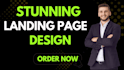 design a high converting shopify landing page, mini website for digital products