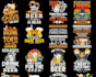 design creative t shirt pub beer logo