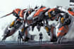 create retro mecha or scifi gundam art