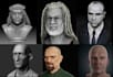 do 3d bust model 3d miniature 3d statue tabletop model for 3d printing