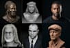 do 3d bust model 3d miniature statue, tabletop character and printable stl